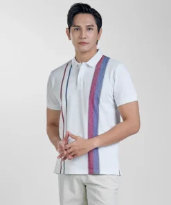 Áo Polo - APV253607 kiểu dáng body fit, tôn dáng người mặc. Màu sắc trung tính, dễ phối đồ. Chất liệu: 58% Cotton 37% Poly 5% Spandex