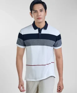 Áo Polo - APV253610 kiểu dáng body fit, tôn dáng người mặc. Màu sắc trung tính, dễ phối đồ. Chất liệu: 58% Cotton 37% Poly 5% Spandex