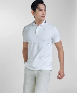 Áo Polo - APV253611 kiểu dáng body fit, tôn dáng người mặc. Màu sắc trung tính, dễ phối đồ. Chất liệu: 58% Cotton 37% Poly 5% Spandex