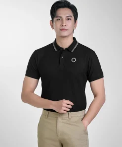Áo Polo - APV253612 kiểu dáng body fit, tôn dáng người mặc. Màu sắc trung tính, dễ phối đồ. Chất liệu: 58% Cotton 37% Poly 5% Spandex