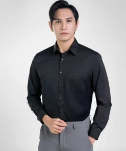 Áo sơ mi - AR250010DT kiểu dáng Regular Fit, kiểu dáng hiện đại, dễ phối đồ. Chất liệu: 71% Ultrafine Polyester, 25% Modal (lenzing), 4% Spandex