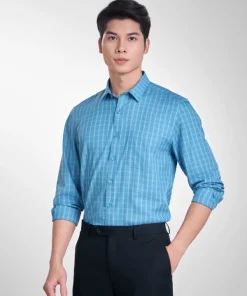 Áo sơ mi - AR250041DT. Màu sắc và kiểu dáng trẻ trung, kiểu dáng hiện đại, dễ phối đồ.Chất liệu: 50% Viscose (From Bamboo), 50% Polyester