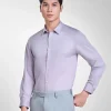 Áo sơ mi - AS250082D kiểu dáng Regular Fit, kiểu dáng hiện đại, dễ phối đồ. Chất liệu: 71% Ultrafine Polyester, 25% Modal (lenzing), 4% Spandex