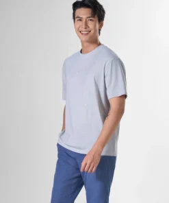 Áo T-shirt - TSN253677 kiểu dáng body fit tôn dáng người mặc.Màu sắc trẻ trung, năng động.Chất liệu: 55% Cotton, 40% Modan, 5% Spandex